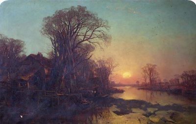 Un tramonto invernale da Charles Branwhite