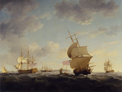 Navigazione nel Canale della Manica da Charles Brooking