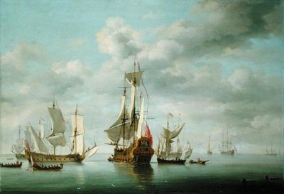 Navi da guerra calme da Charles Brooking