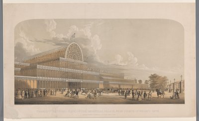 Veduta del Crystal Palace da Charles Burton