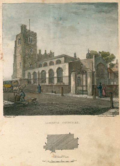 Chiesa di Lambeth da Charles Burton
