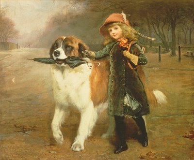A scuola, 1883 da Charles Burton