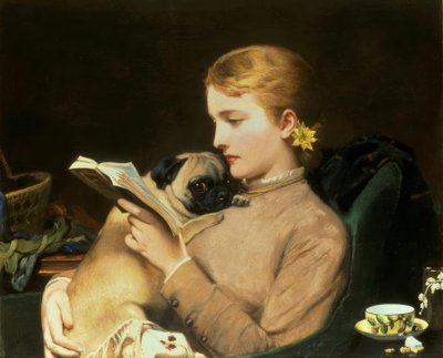Bionda e bruna da Charles Burton Barber