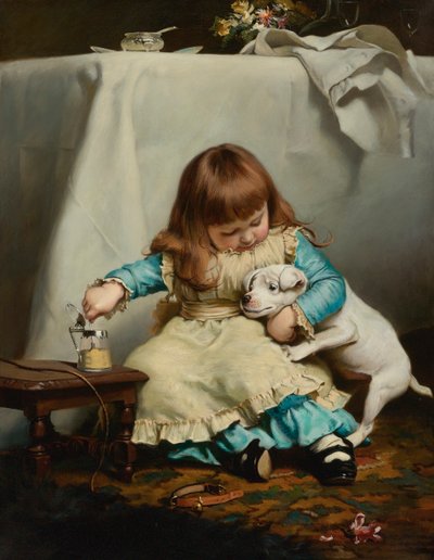 Una volta morso, due volte timido, 1885 da Charles Burton Barber
