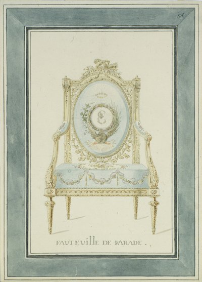 Progetto del trono per il Palazzo di Caterina a Tsarskoye Selo, 1780s da Charles Cameron