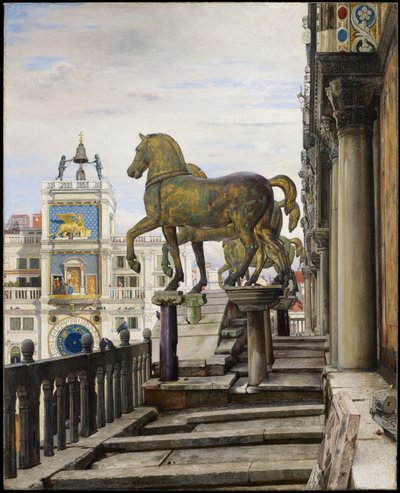 I cavalli di bronzo di San Marco, Venezia, 1876 da Charles Caryl Coleman