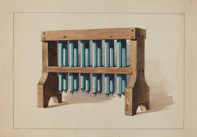 Portacandele con stampi per candele da Charles Caseau