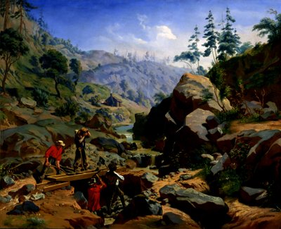 Minatori nelle Sierras, 1851-1852 da Charles Christian Nahl, August Wenderoth