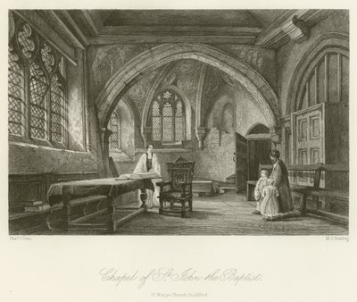 Cappella di San Giovanni Battista, Chiesa di Santa Maria, Guildford da Charles Claude Pyne
