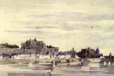 Veduta di Amboise, Francia da Charles Claude Pyne