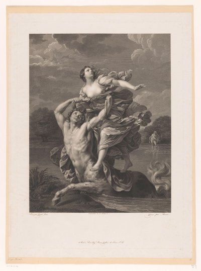 Rapimento di Deianira da parte di Nesso da Charles Clément Bervic