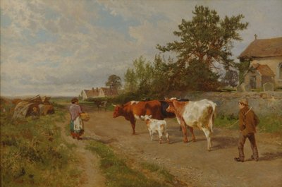 Andare al mercato, 1895 da Charles Collins