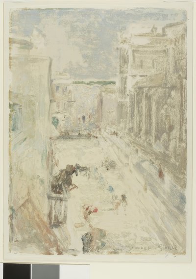 Strada a Siviglia da Charles Edward Conder