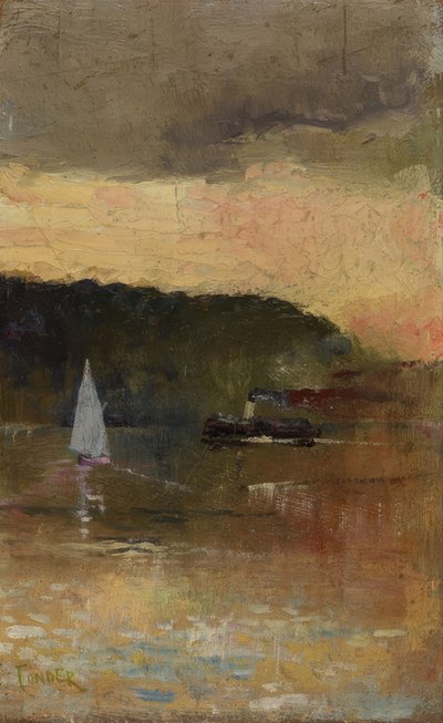 Tramonto, porto di Sydney da Charles Edward Conder
