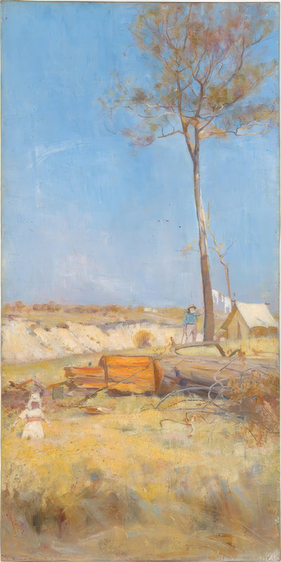 Sotto un sole del sud (Campo dei taglialegna) da Charles Edward Conder