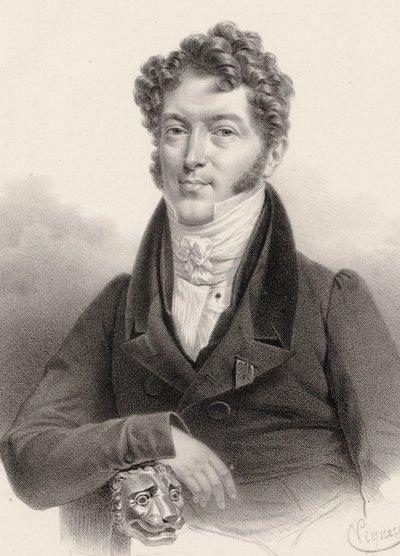 Ritratto del violinista e compositore Charles Philippe Lafont 1781-1839 da Charles Constans