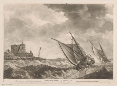 Barche a vela che partono dal porto di Vlissingen (Partenza dal porto di Flushing) da Charles Corbutt