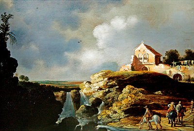Cavalieri in un paesaggio da Charles Cornelisz de Hooch