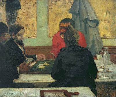 Giocatori di carte, 1883 da Charles Cottet