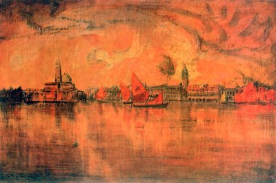 Veduta di Venezia dal mare, c1896 da Charles Cottet