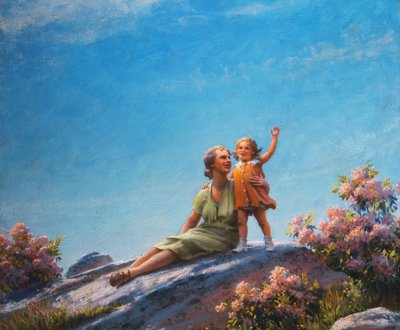 Un momento felice da Charles Courtney Curran