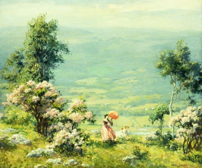 Parasol Rosa da Charles Courtney Curran