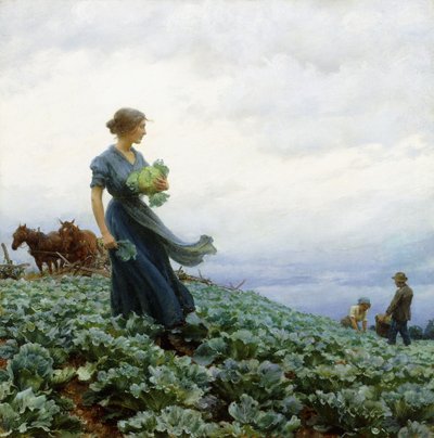 Il campo di cavoli da Charles Courtney Curran