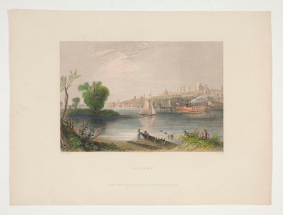 Albany, illustrazione per Nathaniel Parker Willis da Charles Cousen