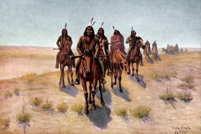 Uomini Apache nativi americani da Charles Craig