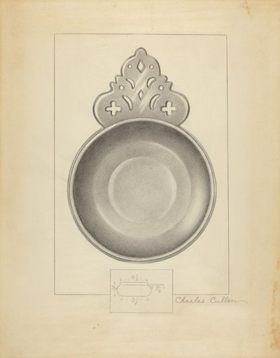 Scodella di peltro da Charles Cullen