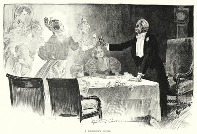 Cena di uno scapolo da Charles Dana Gibson