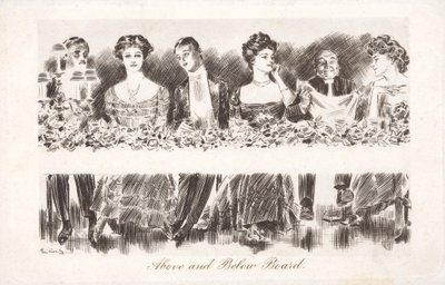 Sopra e sotto bordo da Charles Dana Gibson