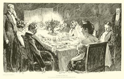 Non avere la tua cena troppo lunga da Charles Dana Gibson