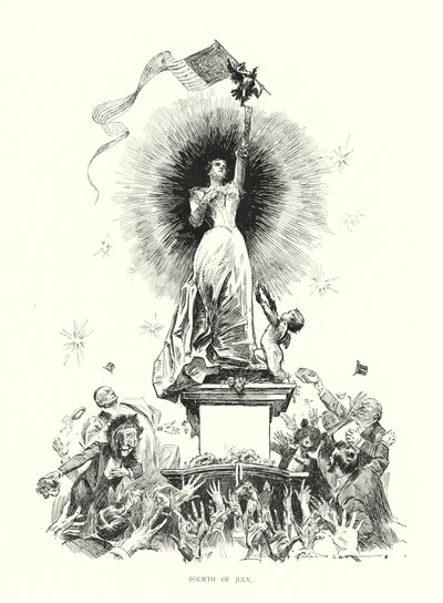 Quattro luglio da Charles Dana Gibson