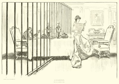 Illustrazione per La scala sociale da Charles Dana Gibson