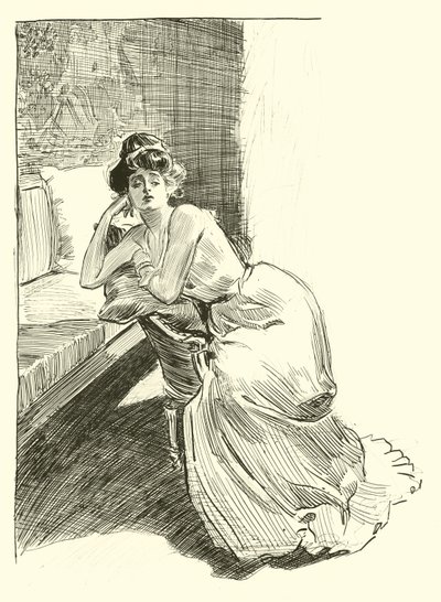 Illustrazione per La scala sociale da Charles Dana Gibson
