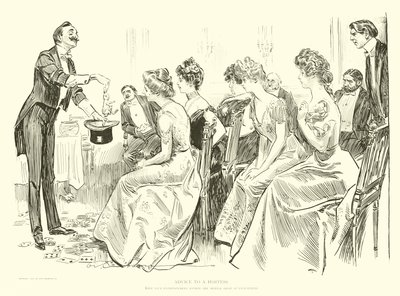 Illustrazione per La scala sociale da Charles Dana Gibson
