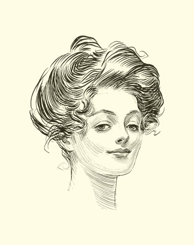 Illustrazione per La scala sociale da Charles Dana Gibson