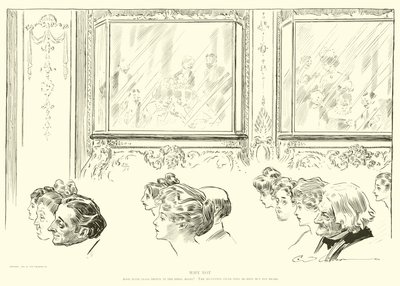 Illustrazione per La scala sociale da Charles Dana Gibson