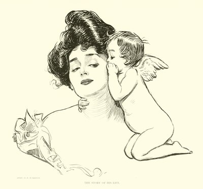 Illustrazione per La scala sociale da Charles Dana Gibson