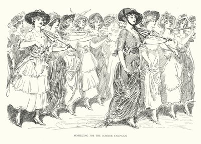 Mobilitazione per la campagna estiva da Charles Dana Gibson