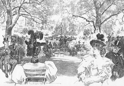 Pomeriggio domenicale vicino a Stanhope Gate da Charles Dana Gibson