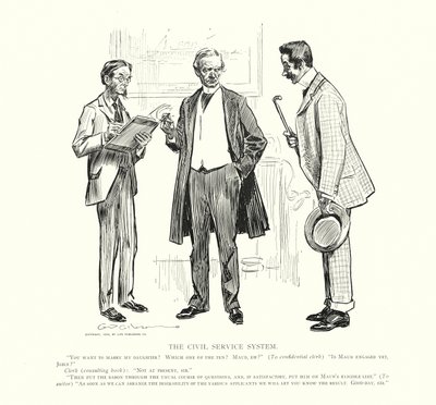 Il sistema del servizio civile da Charles Dana Gibson