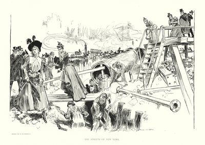 Le strade di New York da Charles Dana Gibson
