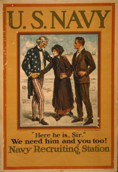 U.S. Navy "Eccolo, signore" Abbiamo bisogno di lui e anche di voi! da Charles Dana Gibson