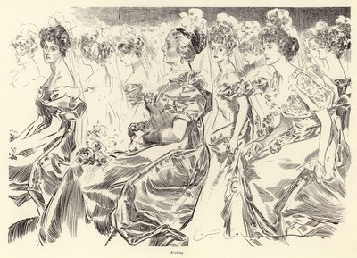 In Attesa di un Salotto da Charles Dana Gibson