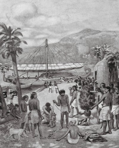 Commercio antico in Egitto da Charles Daniel Ward