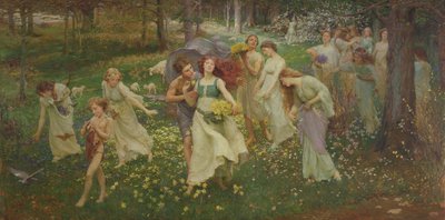 Il progresso della primavera da Charles Daniel Ward