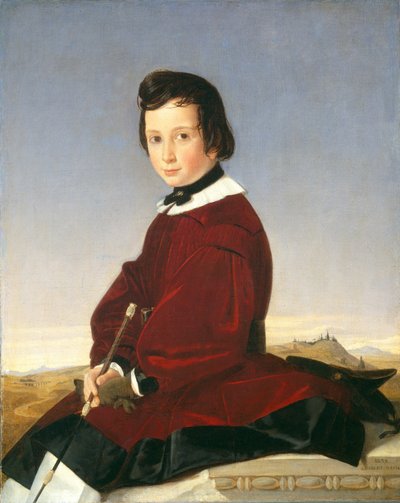 Ritratto di una giovane cavallerizza, 1839 da Charles David