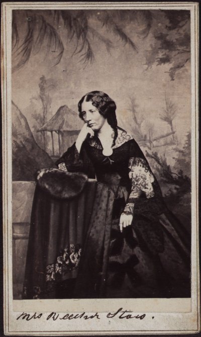 Ritratto di Harriet Beecher Stowe 1811-1896, ca 1860 da Charles DeForest Fredricks
